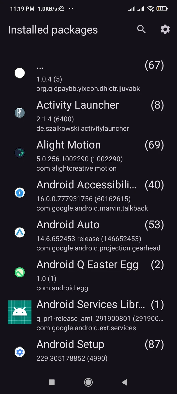 Screenshot Of Activity Launcher Android